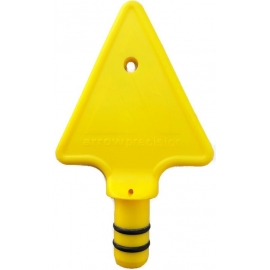 BOUCHON DE CANON PVC ARROW PRECISION JAUNE