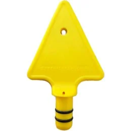 BOUCHON DE CANON PVC ARROW PRECISION JAUNE