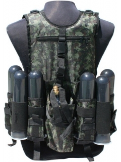 VESTE TACTICAL DELUXE GXG NOIR