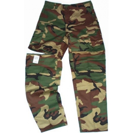 PANTALON/SHORT BDU FOSTEX ZIP 2 EN 1 WOODLAND