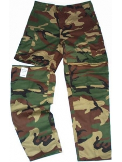 PANTALON/SHORT BDU FOSTEX ZIP 2 EN 1 WOODLAND