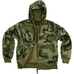 VESTE POLAIRE ZIPPEE A CAPUCHE FOSTEX WOODLAND