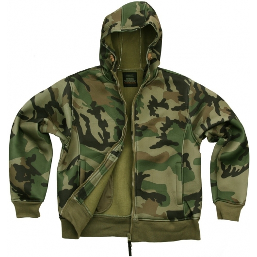 VESTE POLAIRE ZIPPEE A CAPUCHE FOSTEX WOODLAND