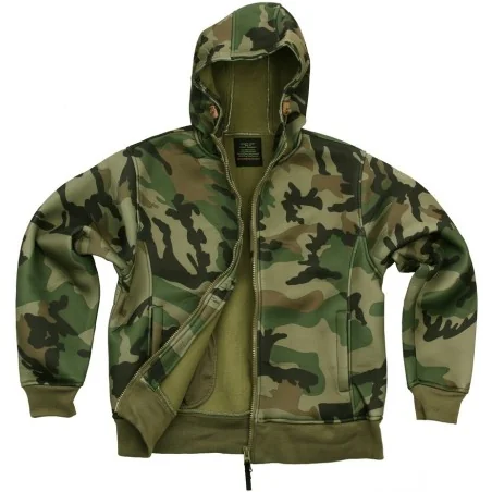 VESTE POLAIRE ZIPPEE A CAPUCHE FOSTEX WOODLAND