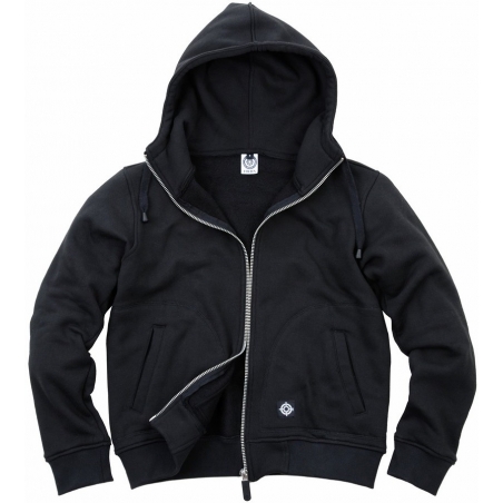 VESTE ZIPPEE A CAPUCHE COTON EPAIS FOSTEX NOIR