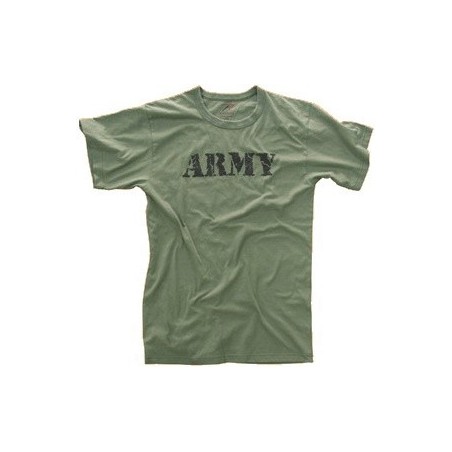 T-SHIRT FOSTEX ARMY VERT