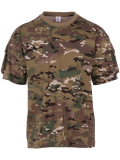 T-SHIRT TACTIQUE AVEC POCHES 101 INC DTC/MULTICAM