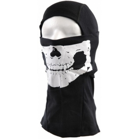 CAGOULE LONGUE 1 TROU 101 INC COTON SKULL NOIR