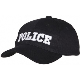 CASQUETTE BASEBALL FOSTEX POLICE NOIR