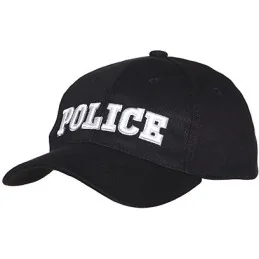 CASQUETTE BASEBALL FOSTEX POLICE NOIR