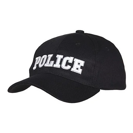 CASQUETTE BASEBALL FOSTEX POLICE NOIR