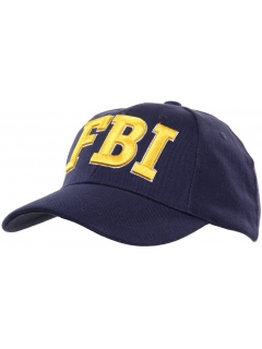 CASQUETTE BASEBALL FOSTEX FBI BLEU/JAUNE