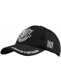 CASQUETTE BASEBALL 101 INC EXTENSIBLE AIRSOFT DIVISION NOIR