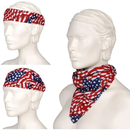 BANDANA 3 EN 1 DRAPEAU USA