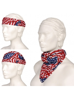 BANDANA 3 EN 1 DRAPEAU USA