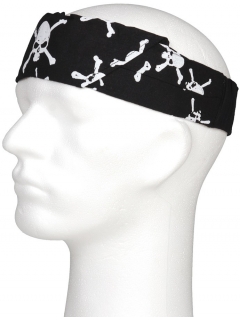 BANDANA 3 EN 1 SKULL NOIR