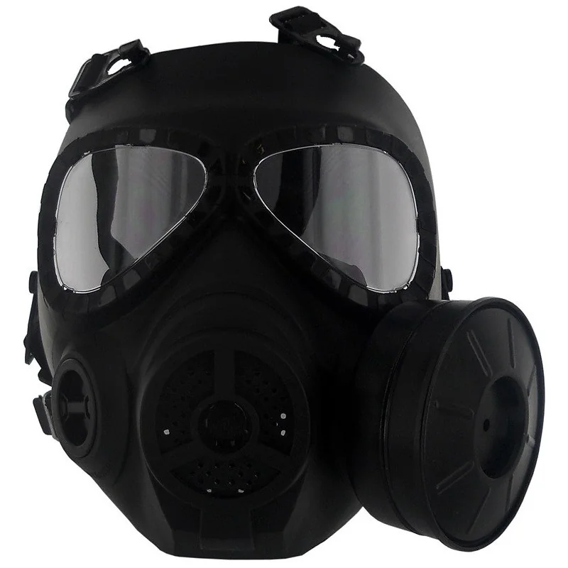 MASQUE À GAZ M04 FACTICE + VENTILATEUR NOIR