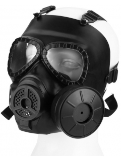 MASQUE A GAZ FACTICE (+ VENTILATEUR) NOIR