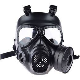 MASQUE À GAZ M04 FACTICE + VENTILATEUR NOIR