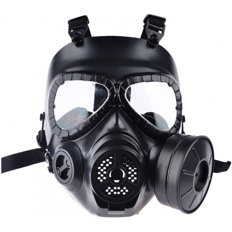 MASQUE A GAZ FACTICE (+ VENTILATEUR) NOIR