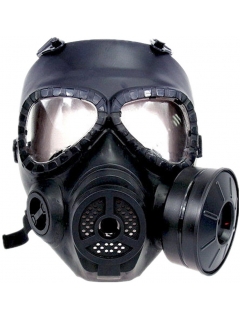 MASQUE A GAZ FACTICE (+ VENTILATEUR) NOIR