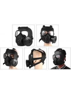 MASQUE A GAZ FACTICE (+ VENTILATEUR) NOIR