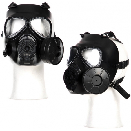 MASQUE A GAZ FACTICE (+ VENTILATEUR) NOIR