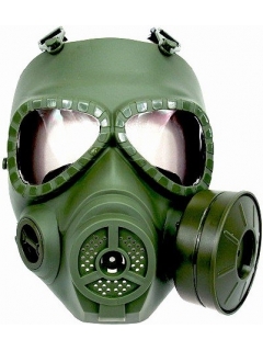 MASQUE A GAZ FACTICE (+ VENTILATEUR) NOIR