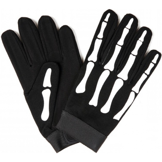 GANTS BIKER BONES NOIR