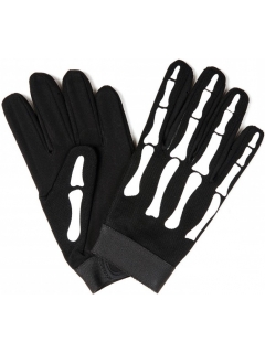 GANTS BIKER BONES NOIR