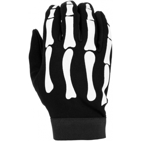 GANTS BIKER BONES NOIR