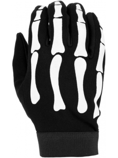 GANTS BIKER BONES NOIR