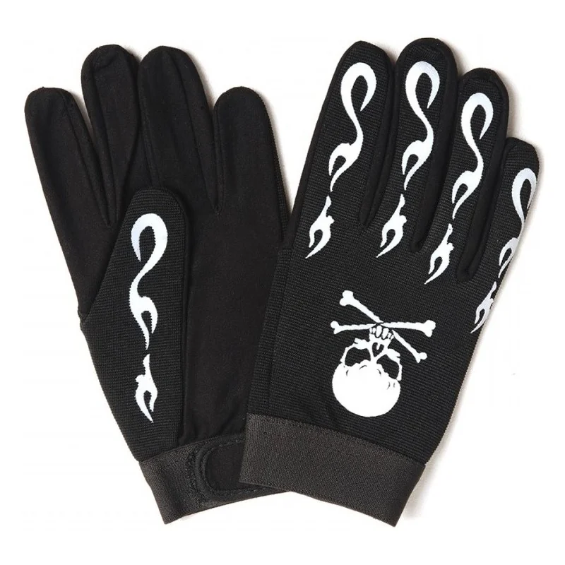 GANTS BIKER SKULL NOIR