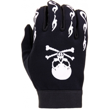 GANTS BIKER SKULL NOIR