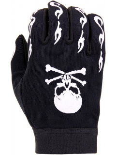 GANTS BIKER SKULL NOIR