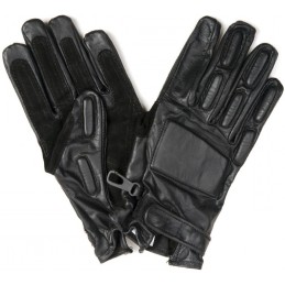 GANTS POLICE FOSTEX CUIR NOIR