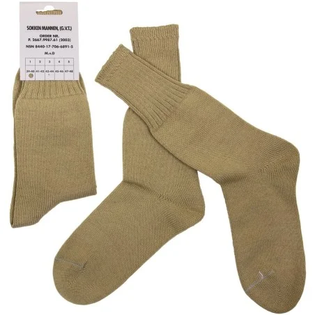 CHAUSSETTES ARMEE HOLLANDAISE SAND (30% laine)