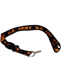 LANIERE DE COU US ARMY NOIR/ORANGE