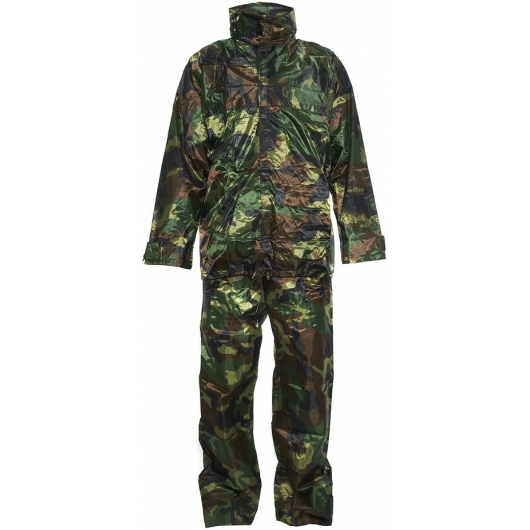 ENSEMBLE DE PLUIE ARMÉE HOLLANDAISE FOSTEX CAMO WOODLAND