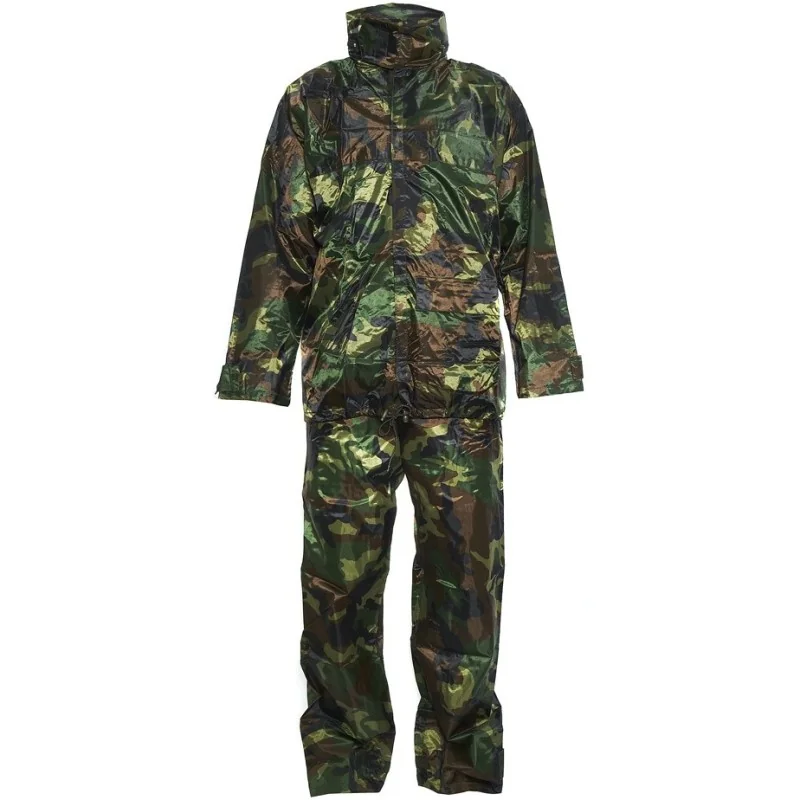 ENSEMBLE DE PLUIE ARMÉE HOLLANDAISE FOSTEX CAMO WOODLAND