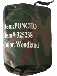 PONCHO ÉPAIS FOSTEX WOODLAND