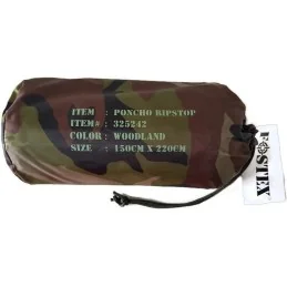 PONCHO LONG RIPSTOP FOSTEX WOODLAND