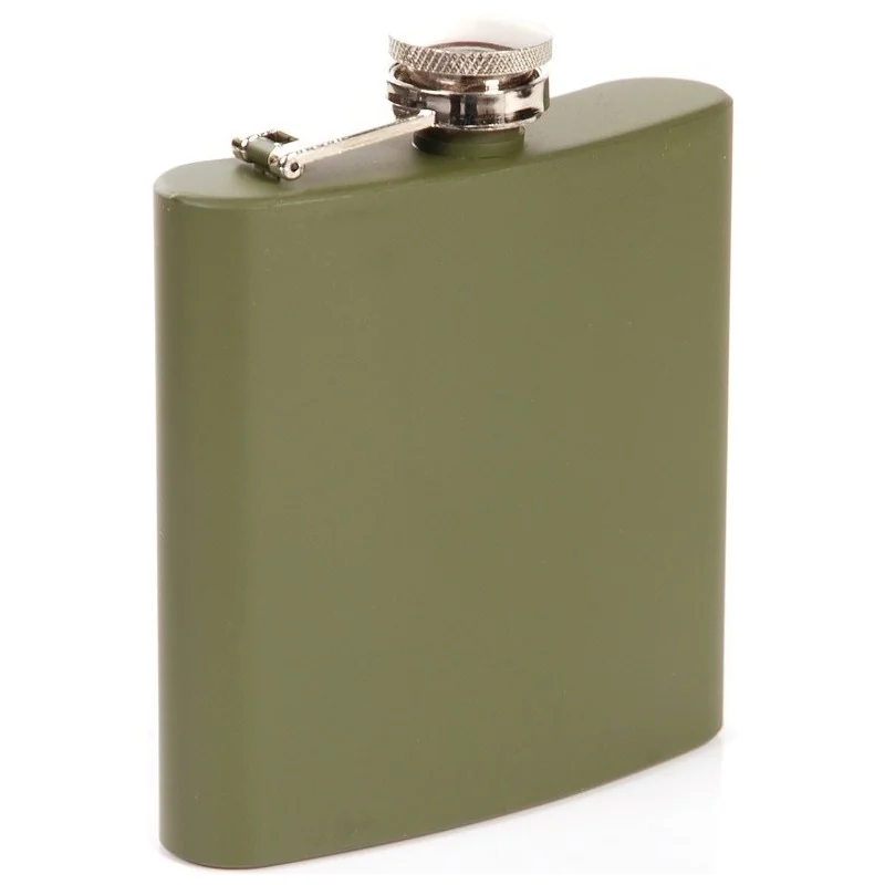 FLASQUE EN METAL FOSCO VERT (6oz)