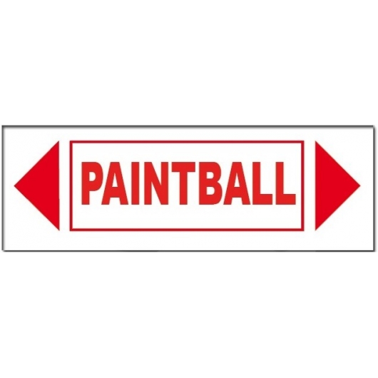 PANNEAU DE FLÉCHAGE PAINTBALL