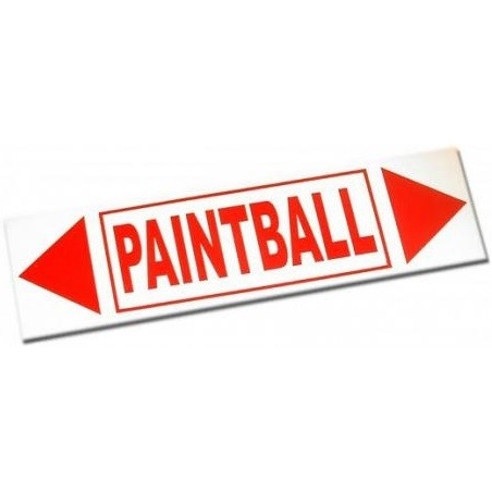 PANNEAU DE FLÉCHAGE PAINTBALL