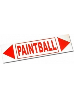 PANNEAU DE FLÉCHAGE PAINTBALL