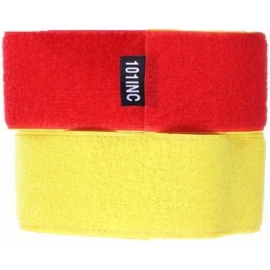 BRASSARD VELCRO REVERSIBLE 101 INC ROUGE/JAUNE