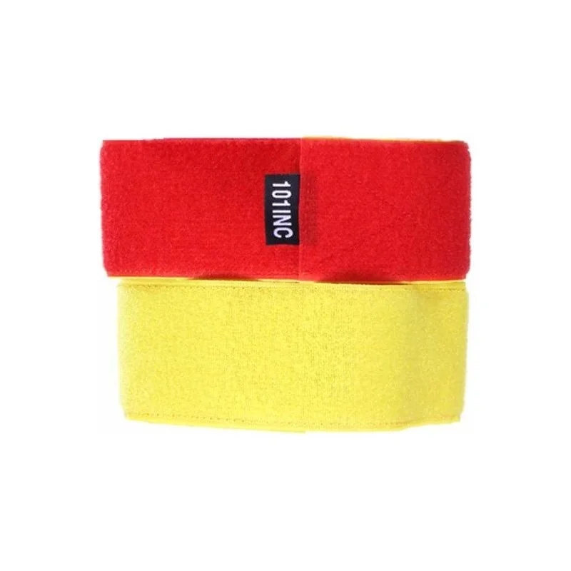 BRASSARD VELCRO REVERSIBLE 101 INC ROUGE/JAUNE