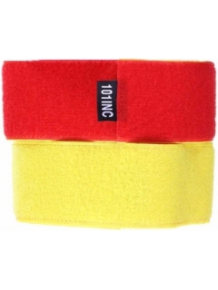 BRASSARD VELCRO REVERSIBLE 101 INC ROUGE/JAUNE