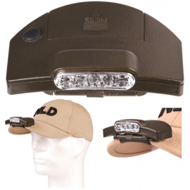 LAMPE DE CASQUETTE 5 LED FOSCO OLIVE